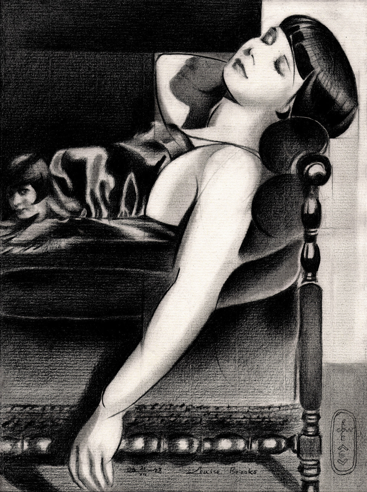 Louise Brooks - 21-07-23 Poster och Canvastavla