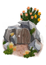 Between a rock and a comfy place Poster och Canvastavla