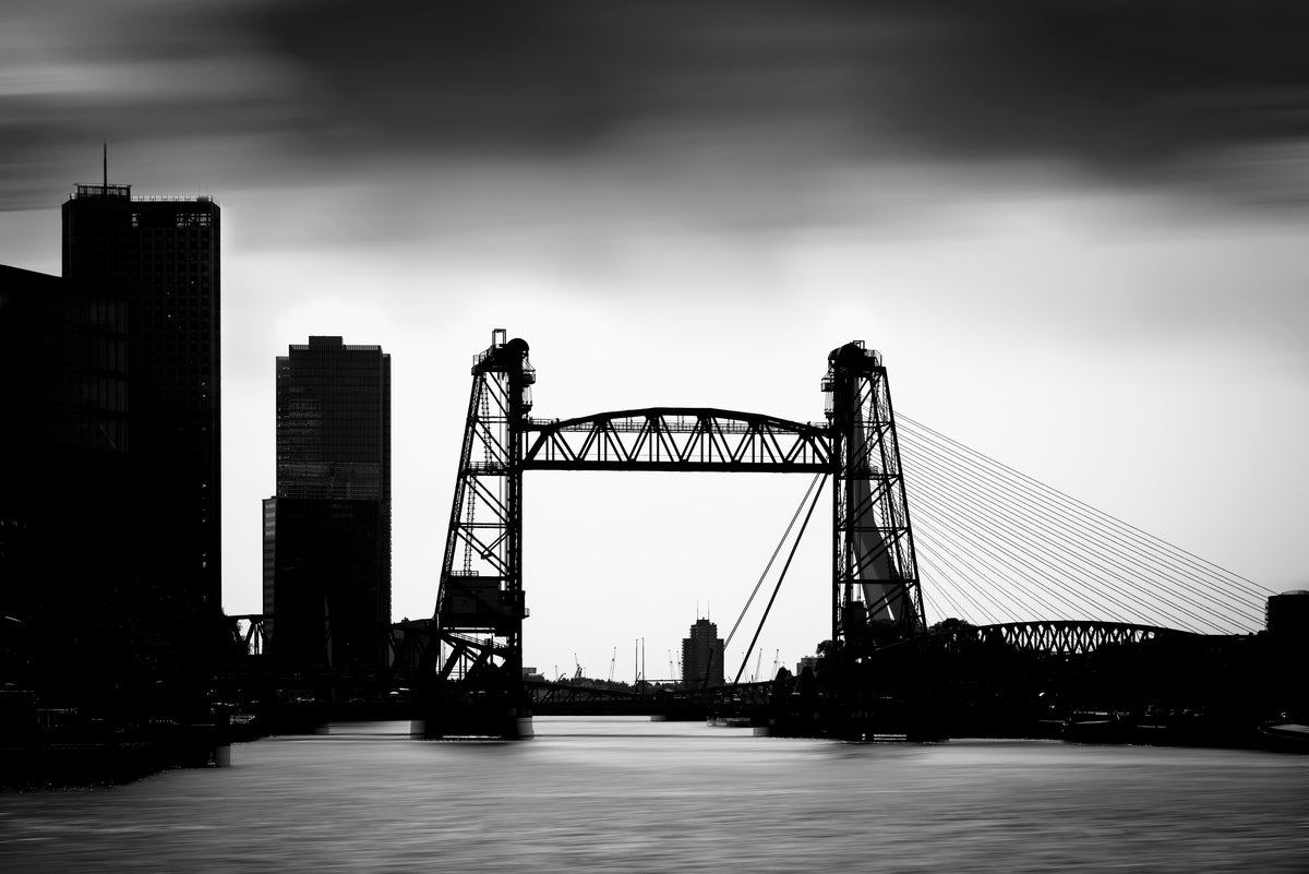 Harbor view Rotterdam Poster och Canvastavla