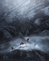 Bromo Men and Horses Poster och Canvastavla