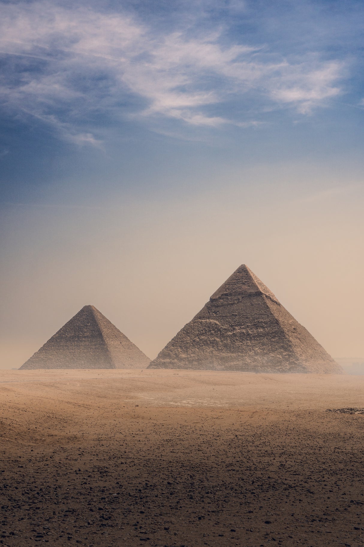 Great Pyramids of Giza, Cairo, Egypt Poster och Canvastavla