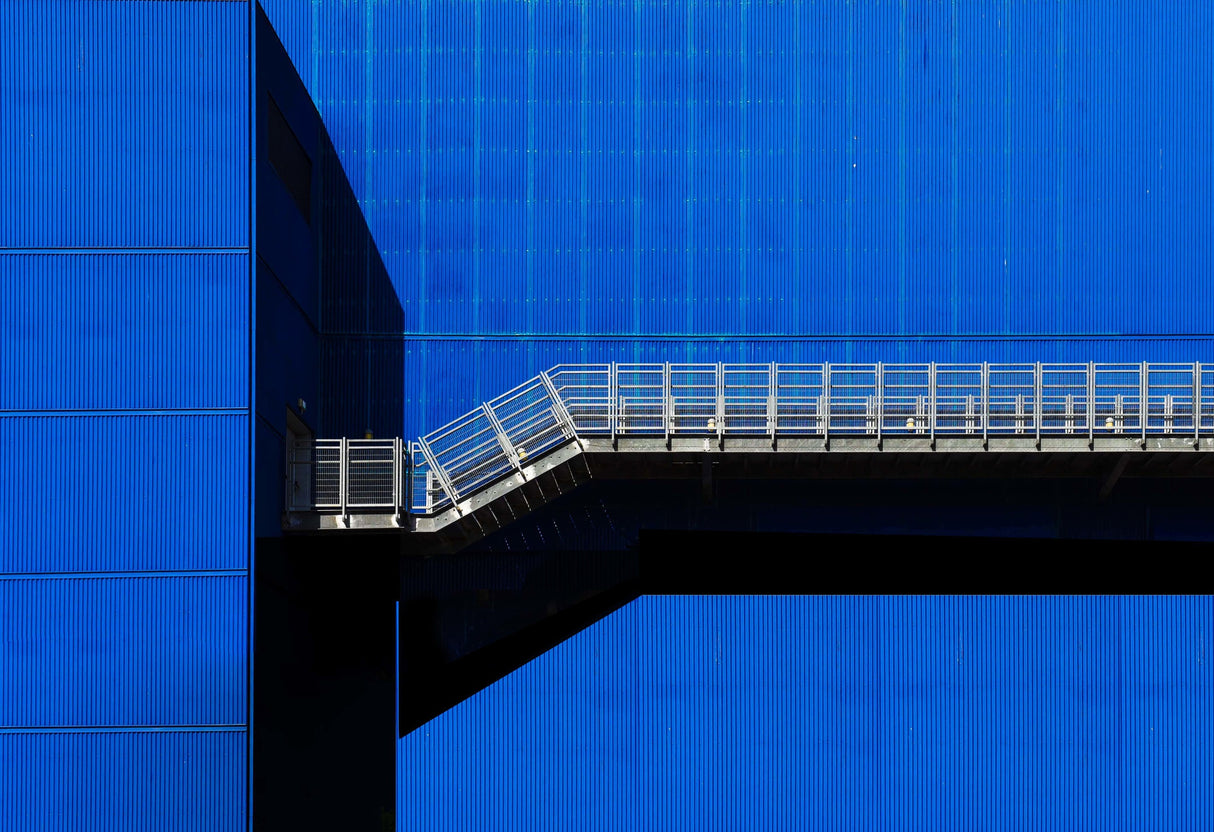 Blue on Blue Poster och Canvastavla