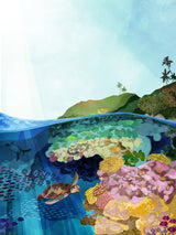 Underwater World Poster och Canvastavla