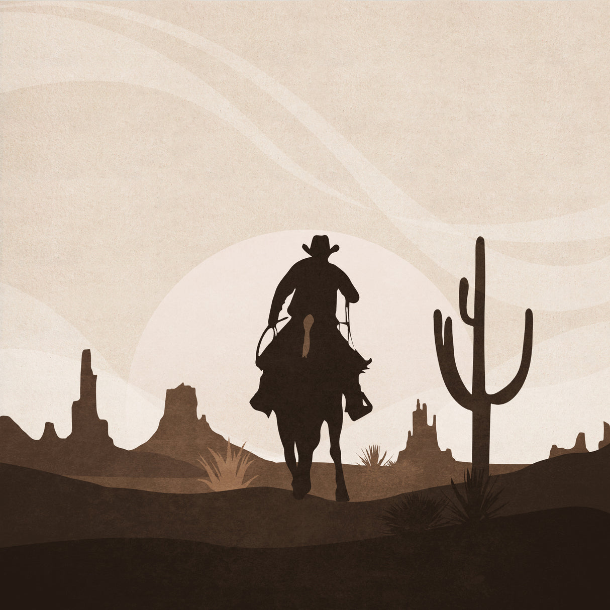 Sunset Poster och Canvastavla