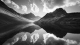 Mountain reflection Poster och Canvastavla