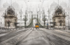 Yellow Tram - Budapest Poster och Canvastavla