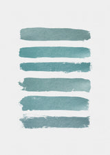 Ombre Turquoise Poster och Canvastavla