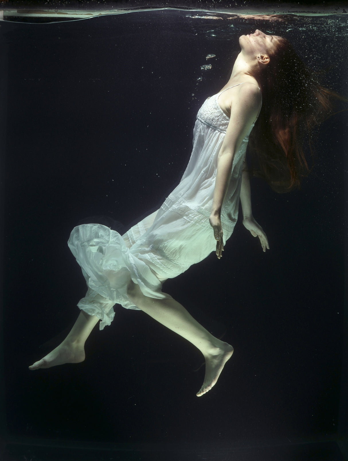 underwater artistic portrait shooting Poster och Canvastavla