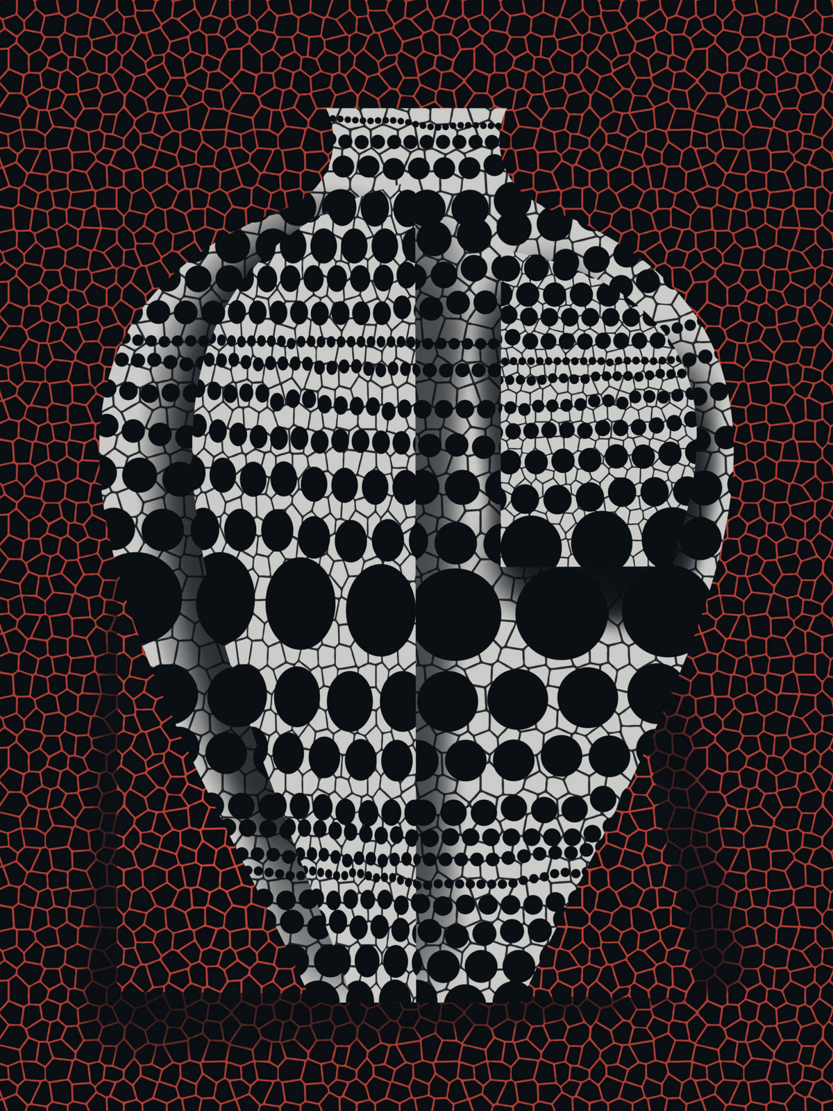 Pop Art Cubic Vase Poster och Canvastavla