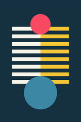 Geometric Vibe #1 Poster och Canvastavla