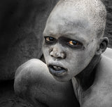 Mundari children, the nomadic herders of the White Nile Poster och Canvastavla