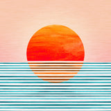 Minimalist Sunset III Poster och Canvastavla