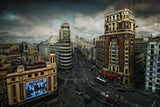 The dark city Poster och Canvastavla