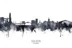 Golden Colorado Skyline Poster och Canvastavla