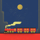 Train Poster och Canvastavla