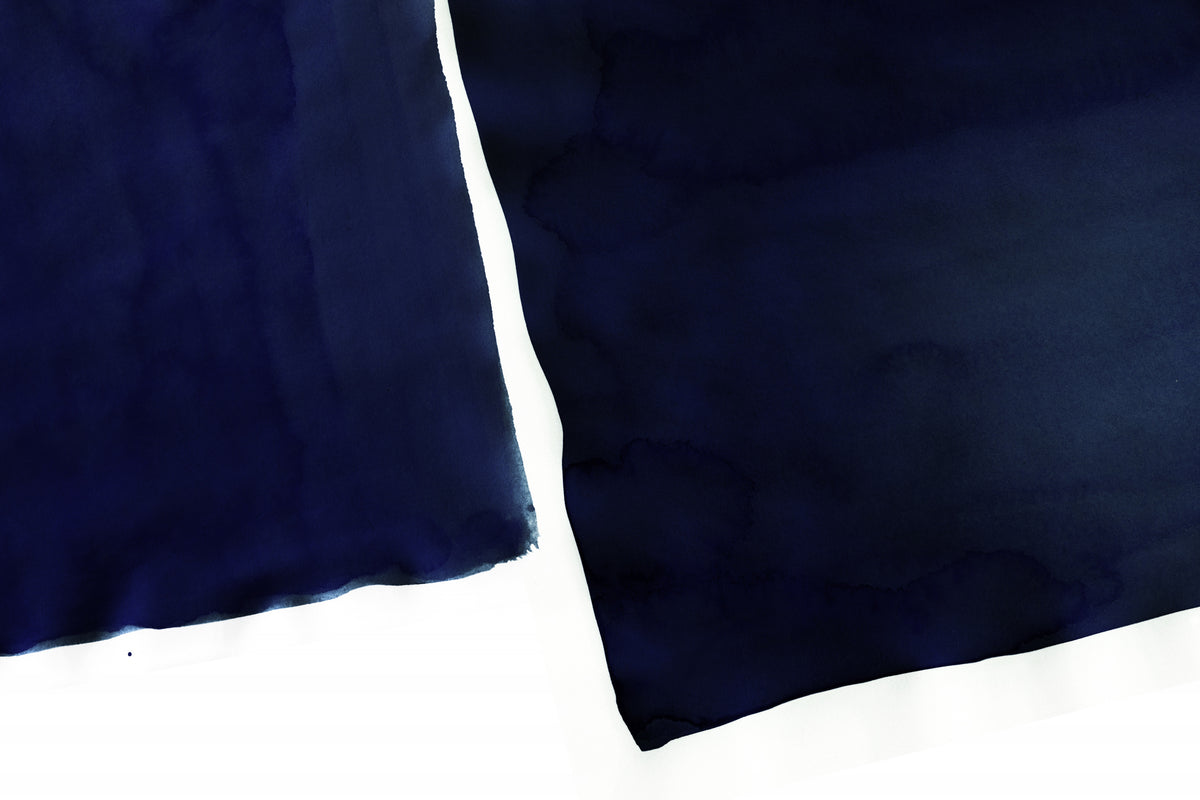 Minimal Navy Blue Abstract 01 Poster och Canvastavla