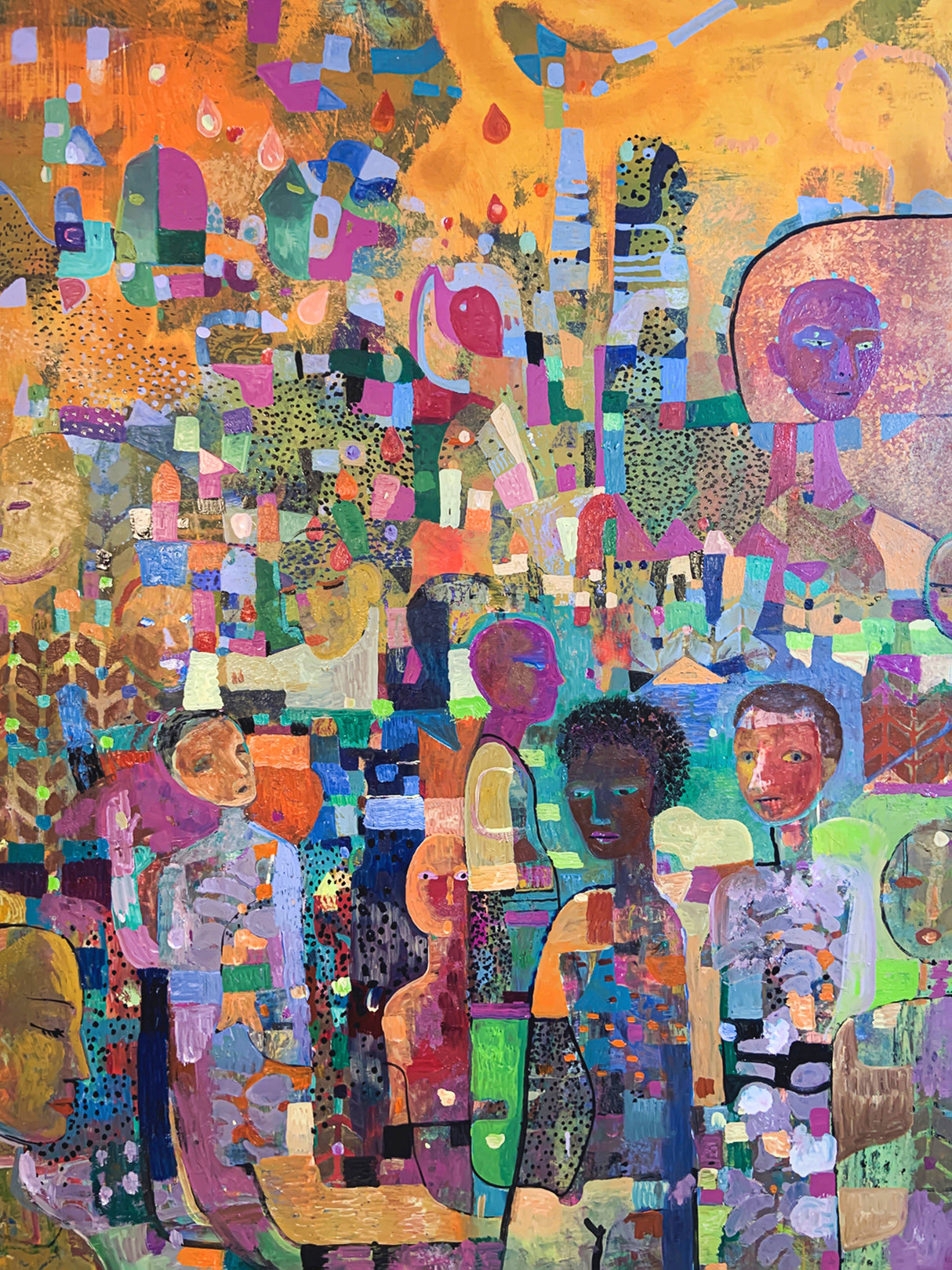 Take a Knee - Oil Paint On Panel Poster och Canvastavla