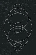 Black and White Minimal Set #4 Poster och Canvastavla