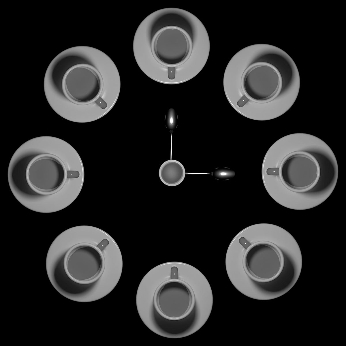 Three O'Clock Poster och Canvastavla