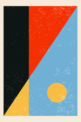 Minimal Abstract Shapes Series #19 Poster och Canvastavla