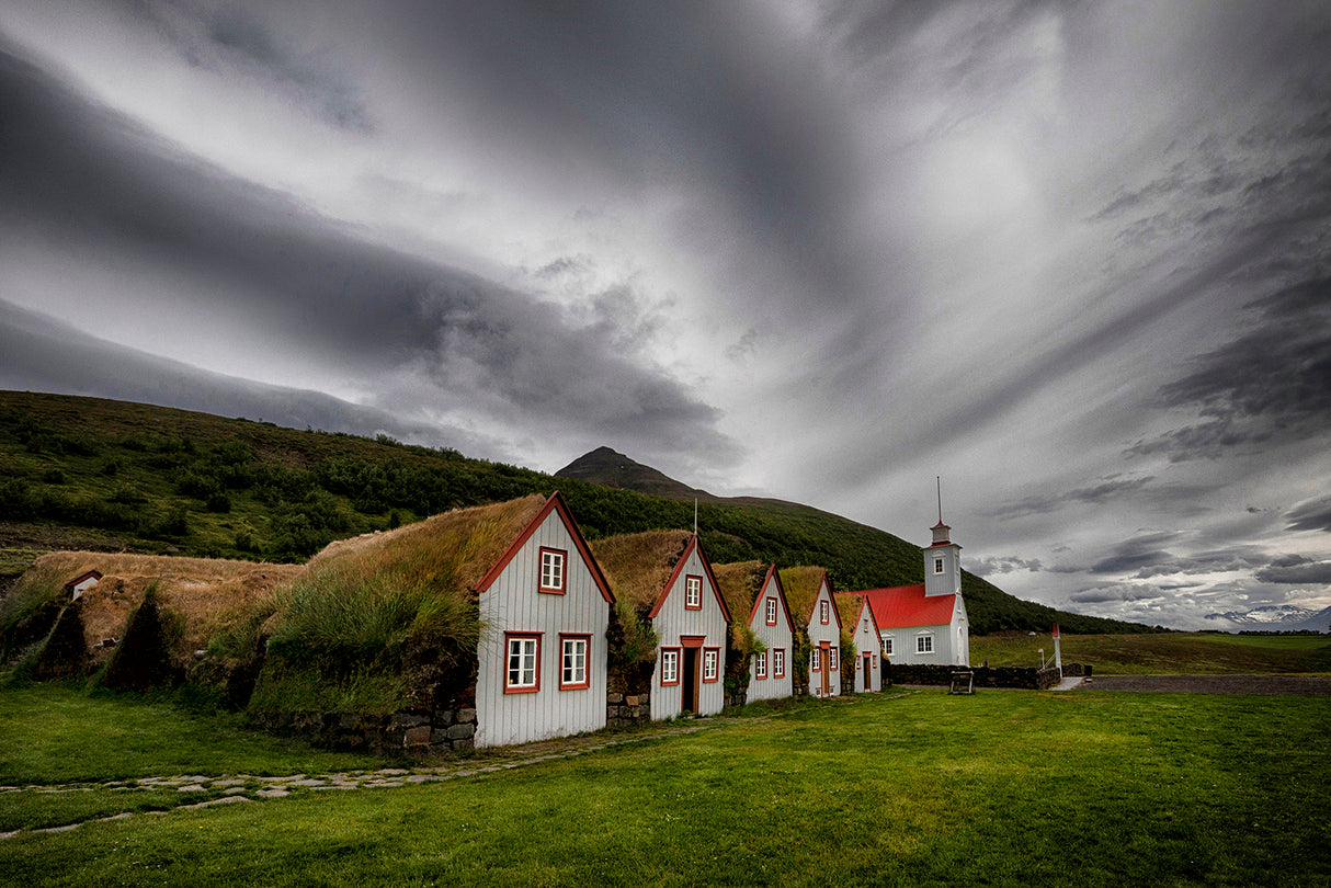 Old Icelandic Rectory Poster och Canvastavla