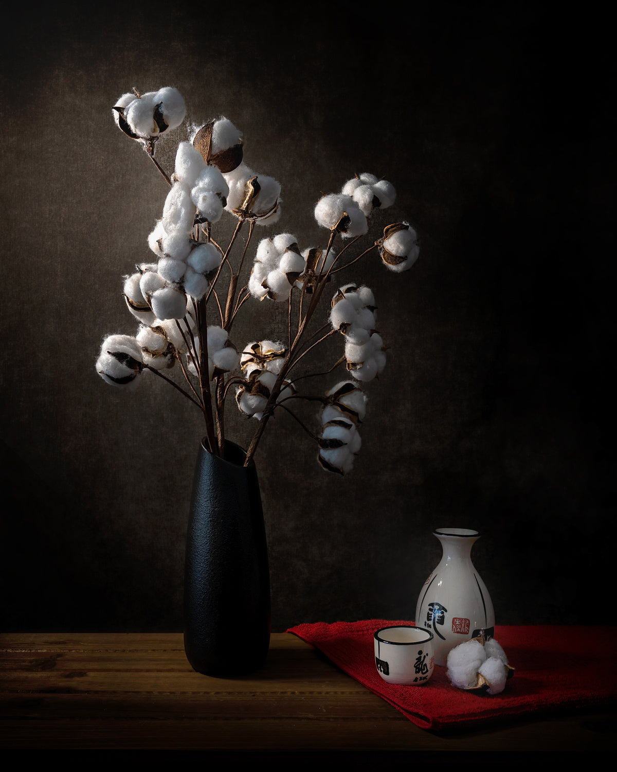 Cotton flowers Poster och Canvastavla