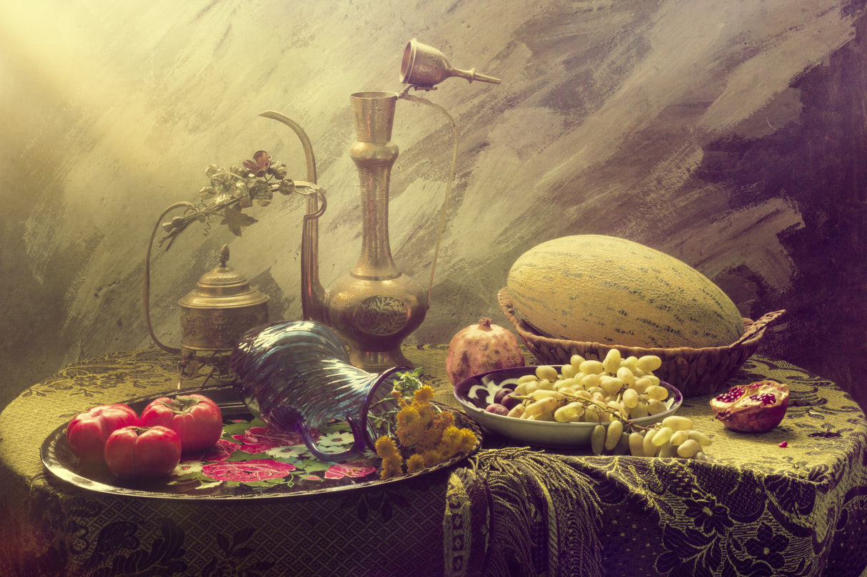Still life with Fruits Poster och Canvastavla