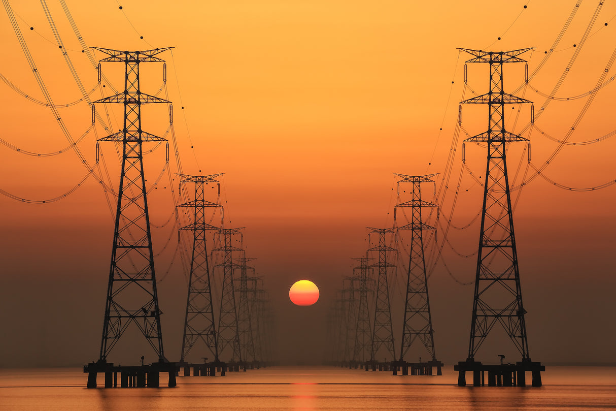 Power line Poster och Canvastavla