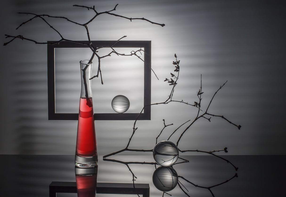 From the series "Experiments with glass" Poster och Canvastavla