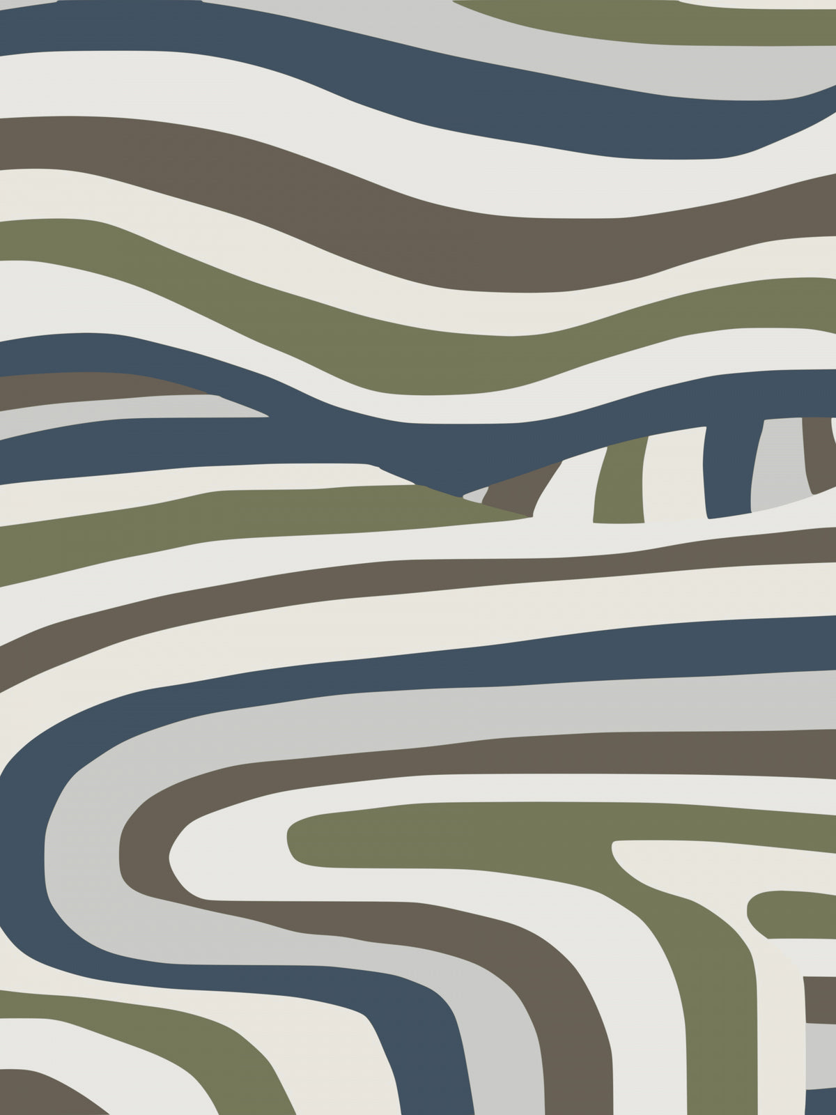 Flowing Stripes Poster och Canvastavla