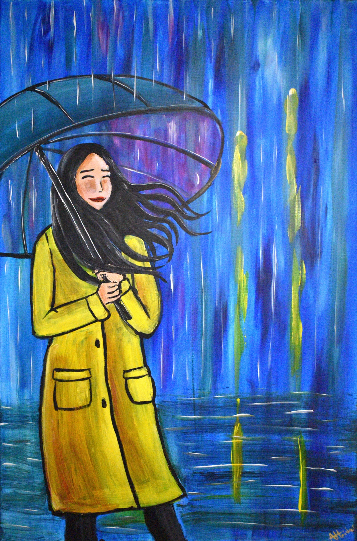 The Yellow Raincoat 3 Poster och Canvastavla