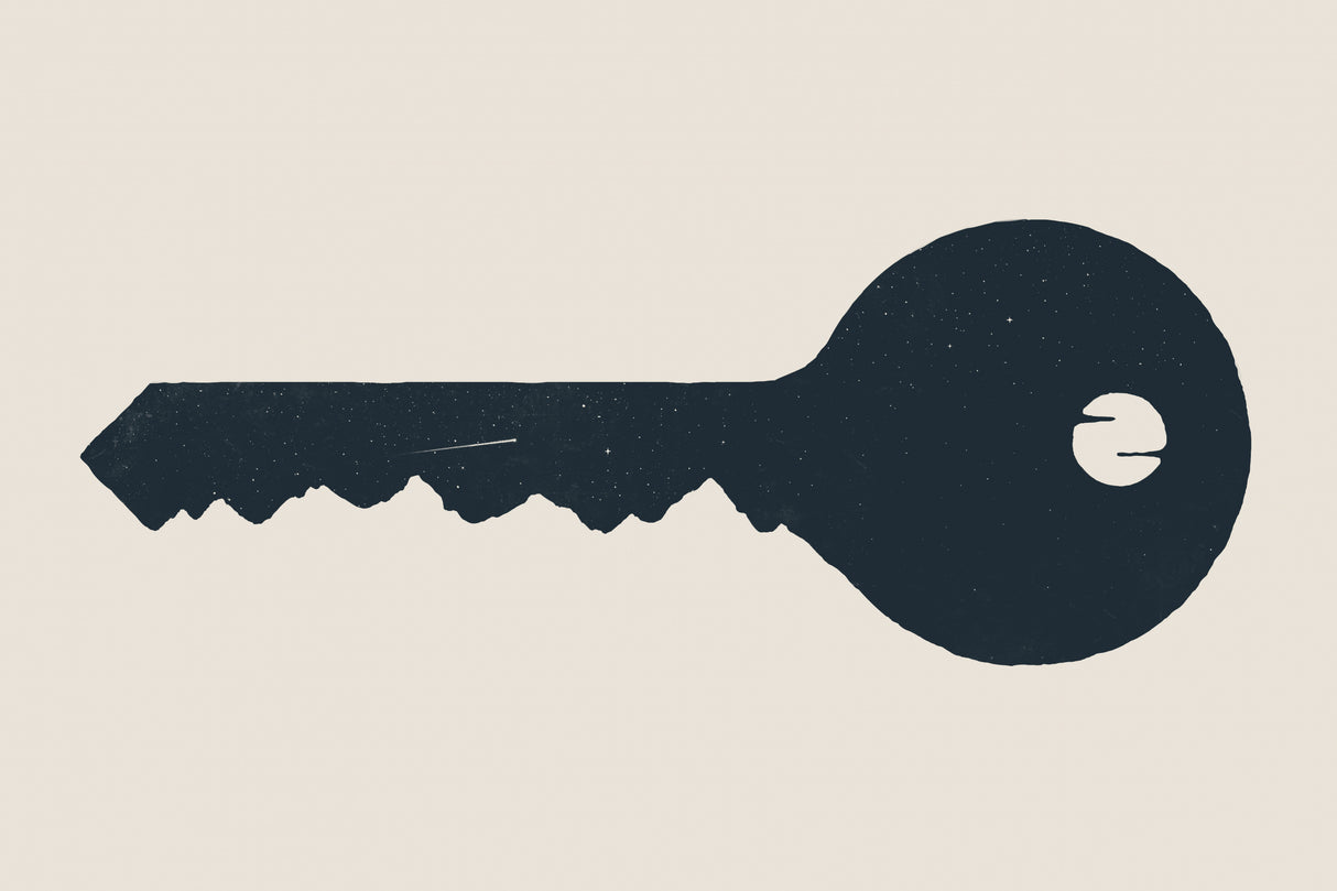 Key To The Mountain Poster och Canvastavla