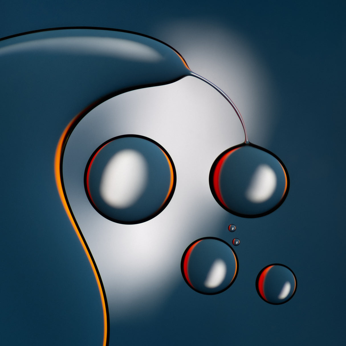 Oil and Water LD54C Poster och Canvastavla
