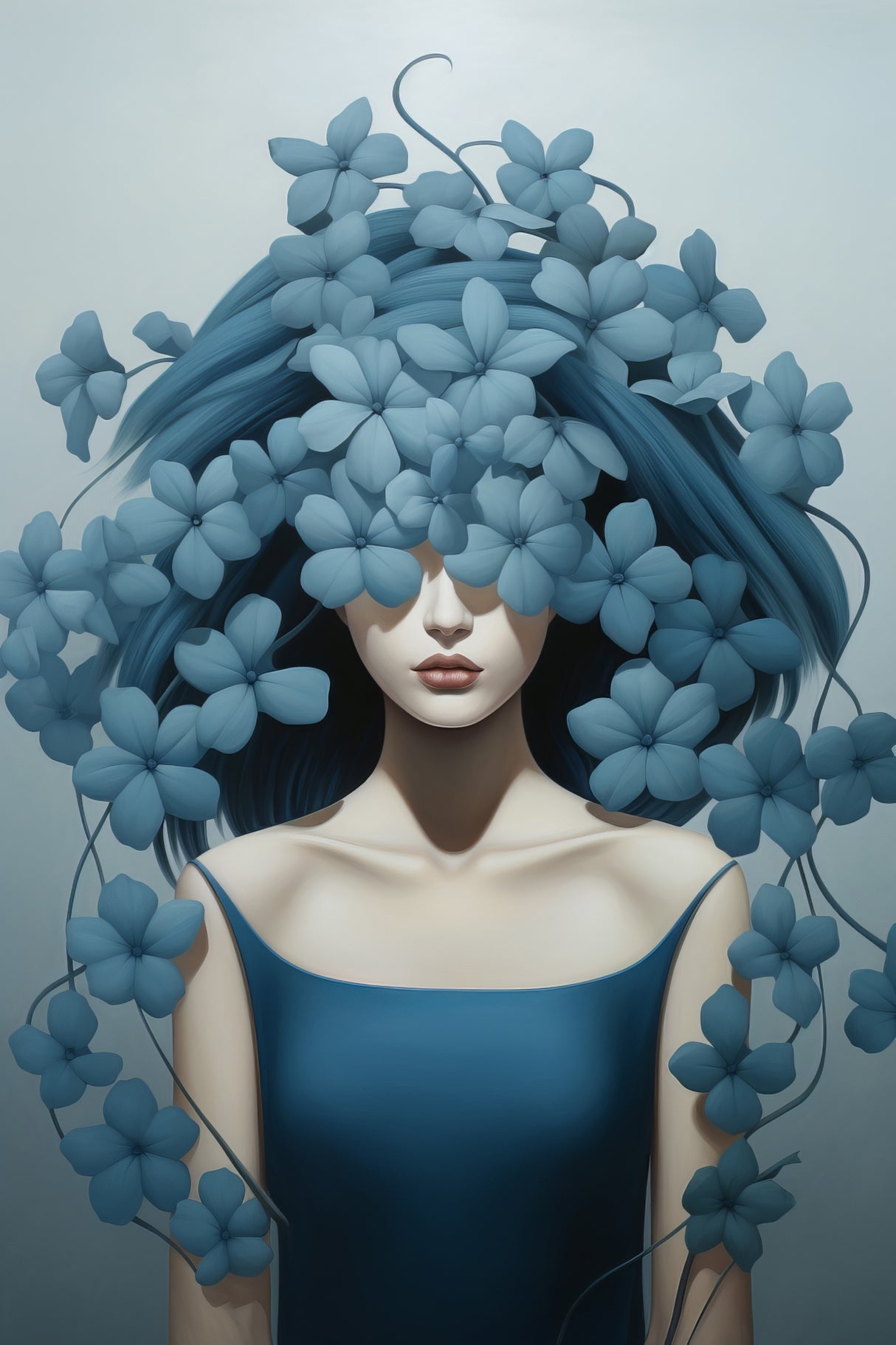 Fine Art Girl 5 Poster och Canvastavla