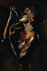 She is a Fire full of rage and chaos Poster och Canvastavla