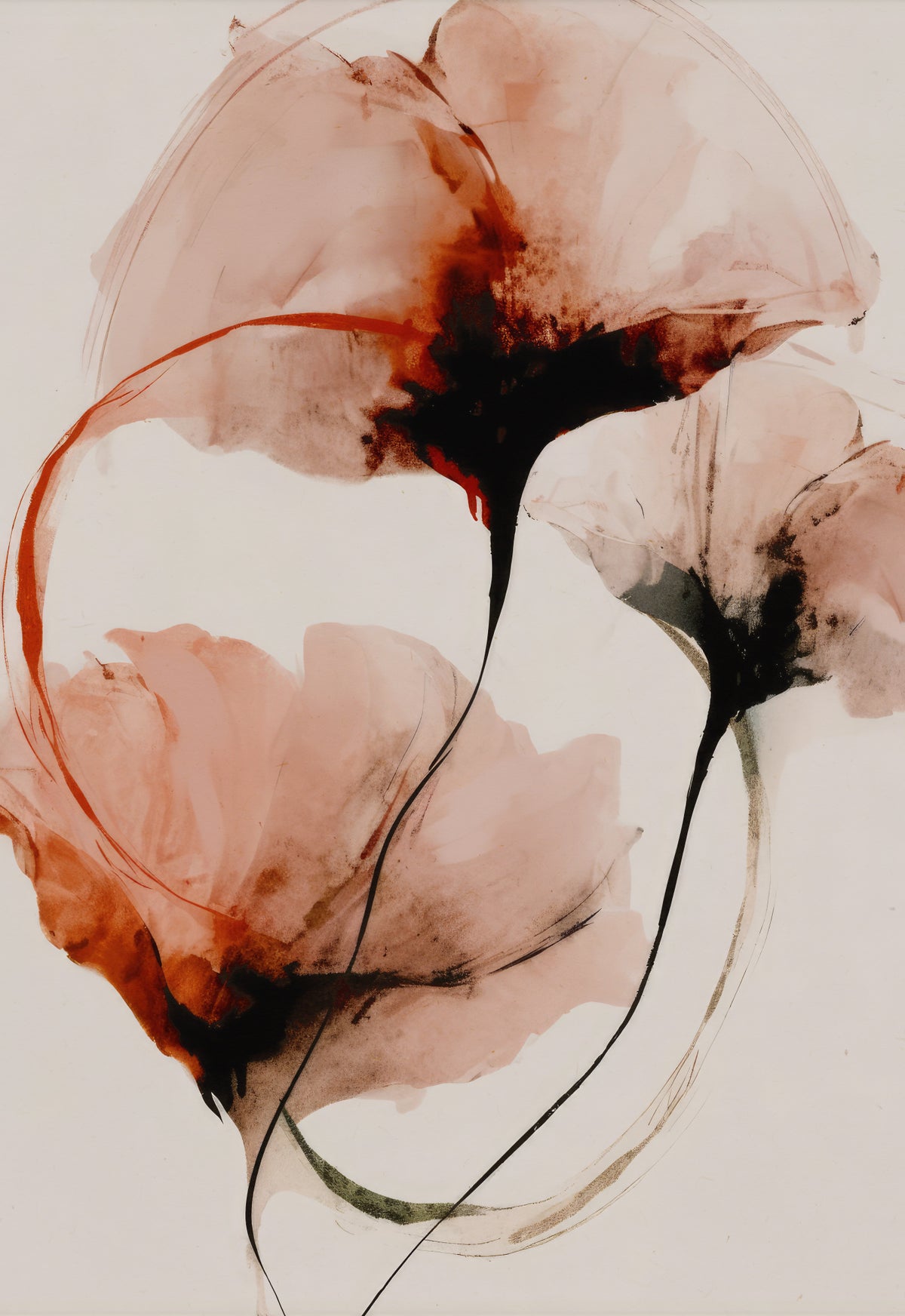 Halo Flowers No 6 Poster och Canvastavla