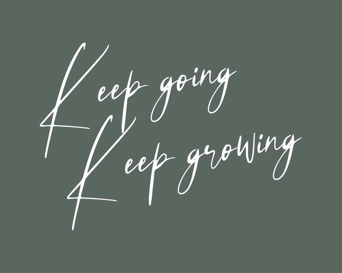 Keep Growing Poster och Canvastavla