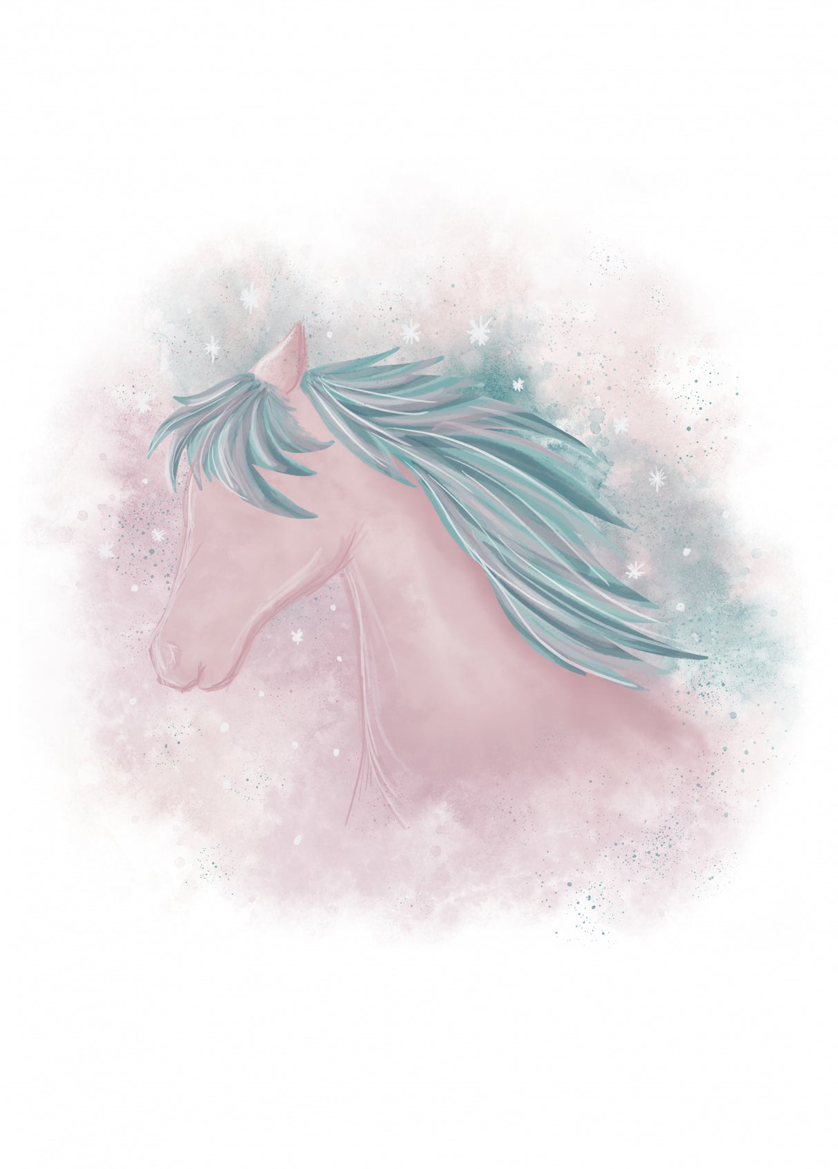Dreamy Horse Poster och Canvastavla