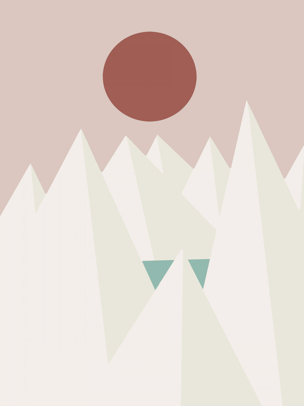 Pointy Peak Poster och Canvastavla