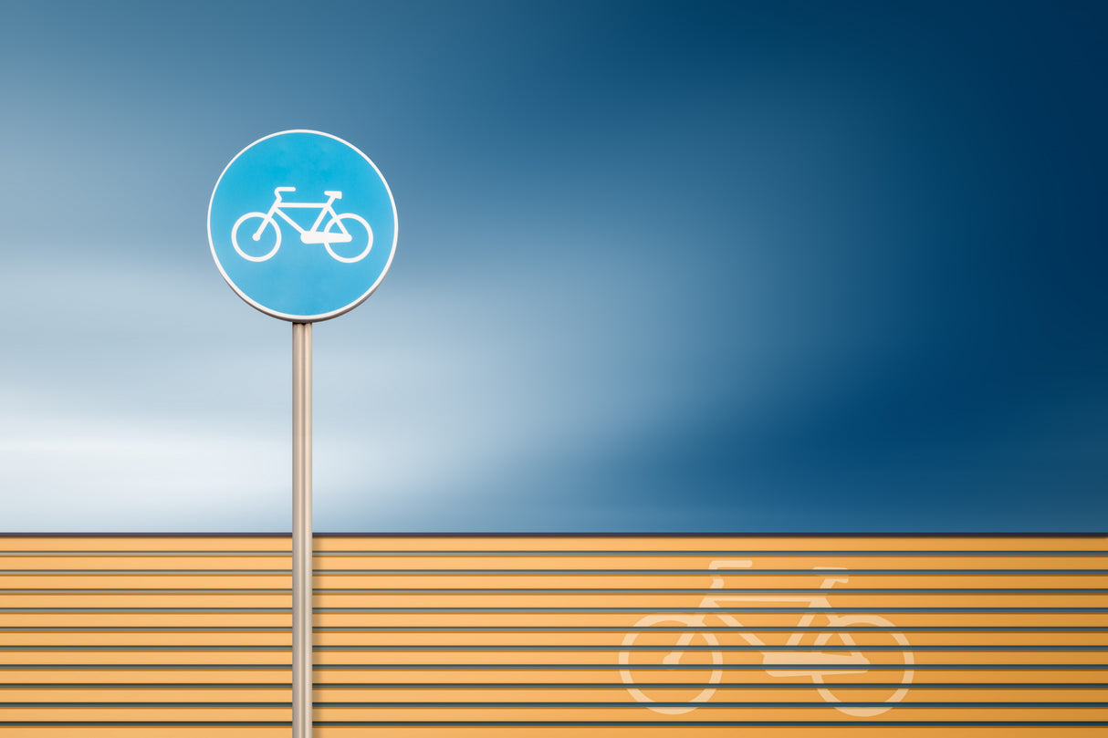 Cycle path Poster och Canvastavla