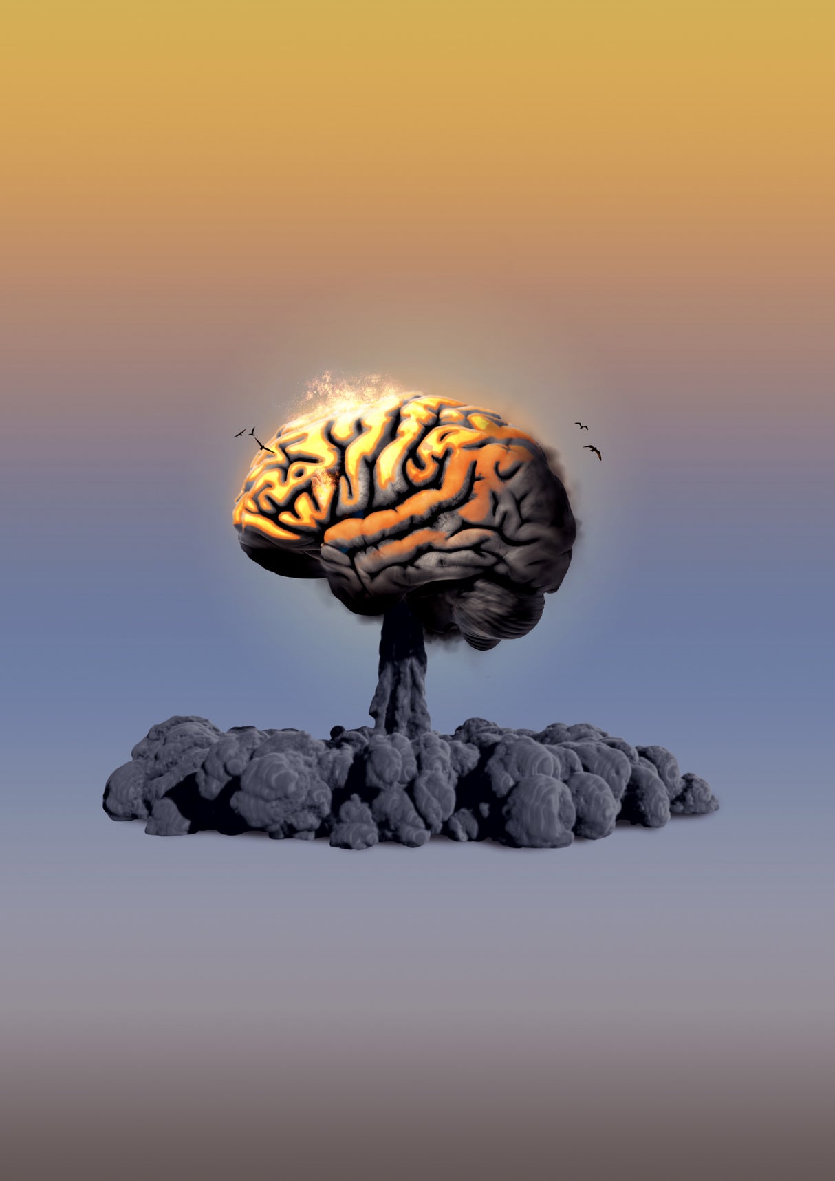 Brain Explosion Poster och Canvastavla
