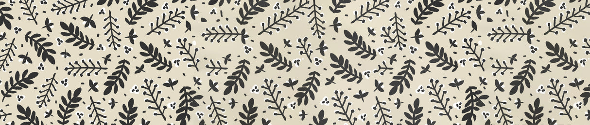 Branches on Beige Background Square Poster och Canvastavla