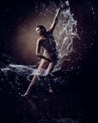 Water dance Poster och Canvastavla