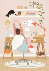 Home office Poster och Canvastavla