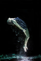 underwater artistic portrait shooting Poster och Canvastavla