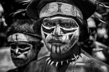 At the Mt. Hagen sing sing festival - Papua New Guinea Poster och Canvastavla