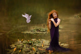 A moment of girl in the quiet of nature Poster och Canvastavla