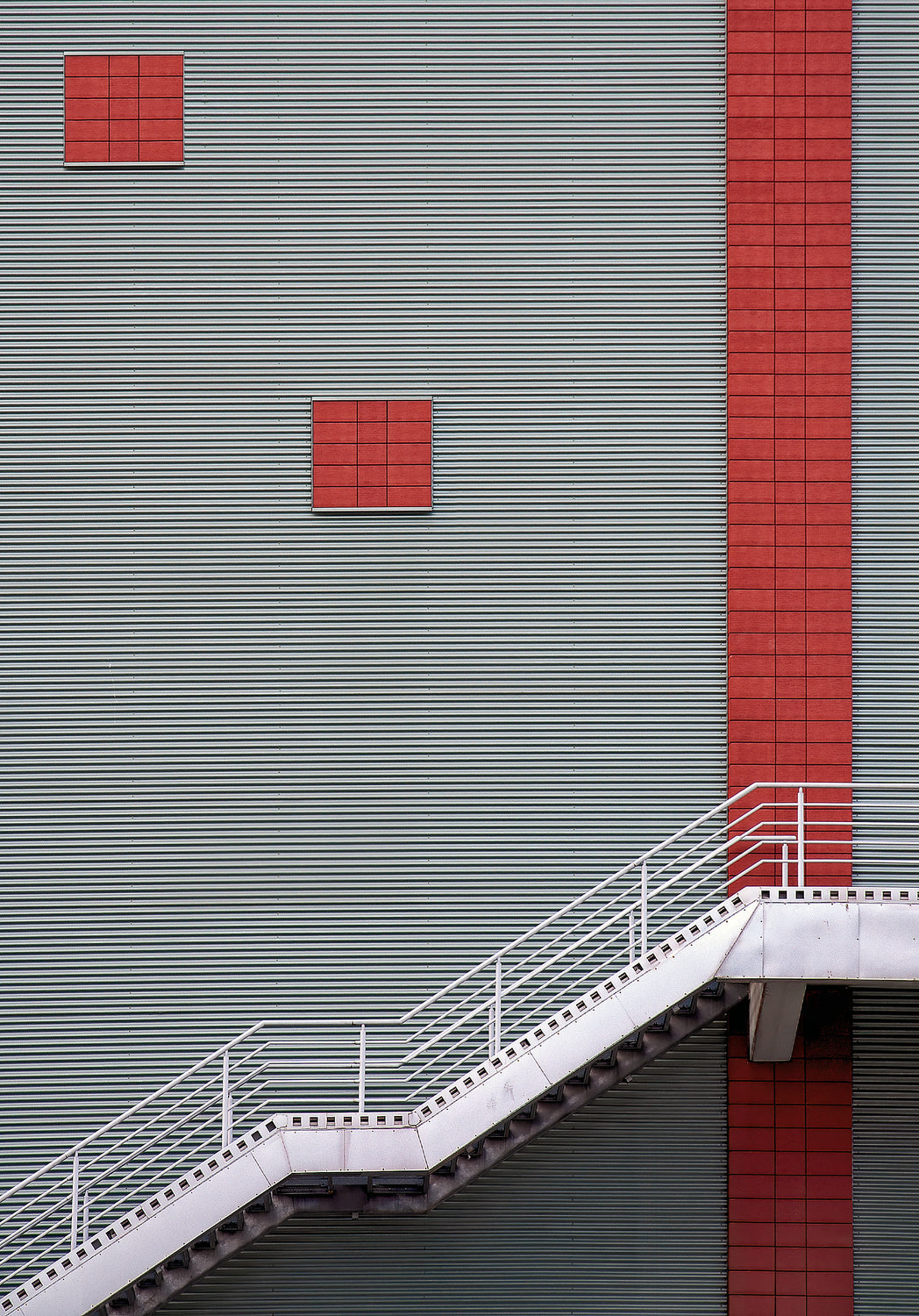 industrial red Poster och Canvastavla