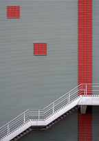 industrial red Poster och Canvastavla