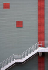 industrial red Poster och Canvastavla